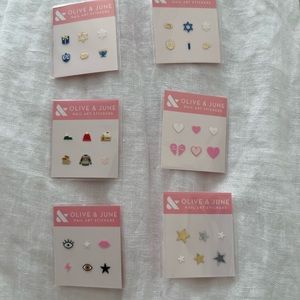 6 pack Olive & June mini stickers
